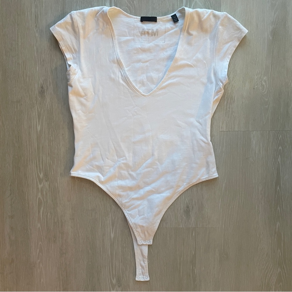 Like new! ATM Deep V Bodysuit